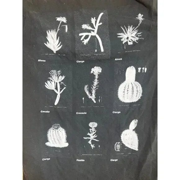 Levi’s Horticulture Club Graphic Tee Men’s XS Black Plants Shirt Standard Fit - Picture 7 of 10